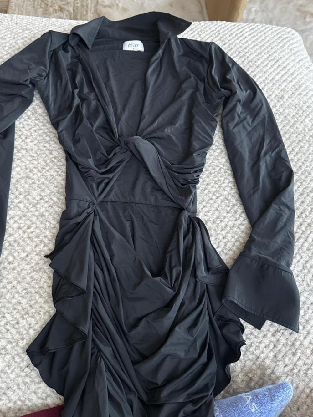 Oh Polly Women's Black Dress